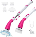 Keimi Electric Spin Scrubber, 4 Heads, Extendible KS-2615P Pink/pink. Fixed Price $31.84.