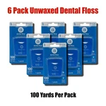 6 Pack Brush Buddies Unwaxed Dental Floss Each 100 Yd (91.4 M). Fixed Price $14.99.