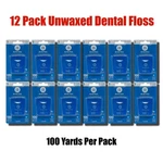 Pack Brush Buddies Unwaxed Dental Floss Each 100 Yd (1200 Yards Total). Fixed Price $25.99.