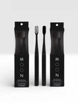 Nib Moon Soft Bristle Toothbrush Lot X4 Black Ultra Fine 2 Pack Teeth Dental. Fixed Price $23.99.