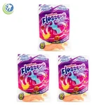 3X Plackers Flossers Fruit Smoothie Swirl With Fluoride Various Flavors 30/BAG. Fixed Price $9.50.