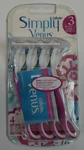 Gillette Womens Venus SIMPLY3 Disposable Razors 4 Count. Fixed Price $14.99.