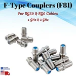 RG6 RG59 Female To Coaxial Coupler F-type F81 Barrel Adapter Lot. Fixed Price $54.99.