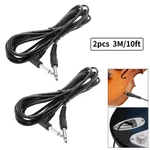 Electric Patch Cord Guitar Amplifier Cable 10FT Right Angle Connector 2-PACK. Fixed Price $6.89.