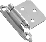 2PK Belwith 2-3/16" Surface Self-closing Cabinet Hinge Polished Chrome P144-26. Fixed Price $12.00.