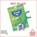 Oral-b Glide Complete With Scope Outlast Dental Floss Picks, Mint, 150 Count. Fixed Price $18.59.