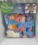 Prism Jumbo Pack Craft Thread (105 Skeins) New Multi-colored. Fixed Price $19.00.