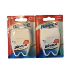 2 Pack - Binaca Mint Waxed Dental Floss 100 Yards Remove Plaque Gentle Clean. Fixed Price $19.99.