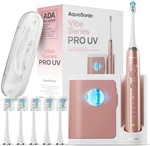 Aquasonic Vibe Series Pro Ultra-whitening Electric Toothbrush 5 Modes Rose Gold. Fixed Price $37.50.