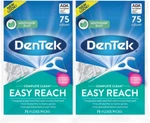 Dentek Floss Picks Complete Clean Back Teeth 75 Count (2 Pack). Fixed Price $10.32.