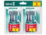Colgate 360 Whole Mouth Clean Medium Toothbrush 8 Count (2 Packs Of 4) Adult. Fixed Price $27.99.