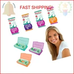 Plackers Micro 12 Count Flosser With Travel Case, Mint, 4-PACK. Fixed Price $9.59.