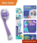 Ultra Soft Toothbrush For Kids & Adults - Ada Approved, Gentle On Gums 1 Ct. Fixed Price $7.99.