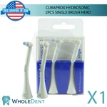 Curaprox Hydrosonic 2PCS Single Brush Head Plaque Removal Daily Oral Hygiene. Fixed Price $55.00.