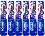 Oral-b Dual Action Vivid Whitening Soft Toothbrush, Various Color Pack 6. Fixed Price $16.95.
