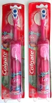 2 Colgate, Kids Trolls Extra Soft Toothbrush, Battery Powered Spin, Pink. Fixed Price $10.95.