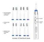 Sonic Electric TOOTHBRUSH-10 Xtra Heads-whitening,standard,sensitive-bluestone-. Fixed Price $29.99.
