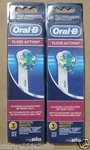 6 Oral-b Floss Action Replacement Brush Heads (2 Pck X 3 Ct.)nip. Fixed Price $37.99.