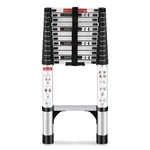 Wolec 12.5FT Aluminum Telescoping Ladder Portable Lightweight 330LBS Capacity. Fixed Price $153.99.