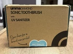 Umma Diamond Tao Sonic Toothbrush W/ Uv Sanitizer Cleaning Station Sandstone Nib. Fixed Price $65.00.
