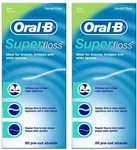2 Pack Oral-b Super Floss Dental Pre-cut Strands Mint Braces,bridges,wide Spaces. Fixed Price $24.88.