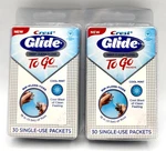 2 Crest Glide To Go Deep Clean FLOSS-60 Single Use Packets-cool Mint Vintage New. Fixed Price $49.97.