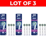 Lot Of Oral-b Cross Action EB50-3 Replacement Brush Heads Pack Total 9. Fixed Price $26.94.