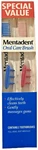 2 Pack Vtg Mentadent Toothbrush Full Head, Soft Flared Side Bristles Rubber Grip. Fixed Price $34.98.