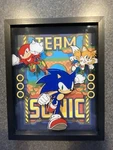 Sonic The Hedgehog Pop Creations 8 X 10 Frame Sega Art Shadow Tails. Fixed Price $14.99.
