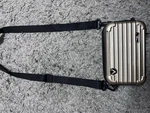 Rimowa Lufthansa First Class Travel Amenity Kit Hard Case Toiletry Bag Gold. Fixed Price $60.00.