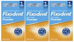 3 Pack Fixodent Extra Hold Denture Adhesive Powder, 2.7 Oz. Fixed Price $15.83.
