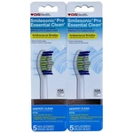2 - 5 Pack Smilesonic Pro Essential Clean Antibacterial Replacement Brush Heads. Fixed Price $17.99.