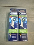 6PCS Oral-b Cross Action Replacement White Toothbrush Heads PIECES(2*3PCKS). Fixed Price $19.99.