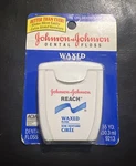Johnson & Reach Dental Floss Vtg 1998 New In Pk Fluoride 55 Yd. Fixed Price $22.95.