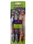 3 Pack Firefly Marvel Avengers Toothbrush Captain America Iron Man Black Panther. Fixed Price $9.45.