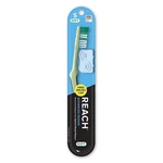 Reach Advanced Design Toothbrush With Soft Bristles And Cap, 1 Count. Fixed Price $14.40.