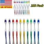 100 Toothbrush Medium Soft Firm Individually Packed Standard Size Lot Bulk. Fixed Price $22.99.
