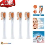 Extra Soft Nylon Brush Heads For Philips Sonicare 4 Pack Snap-on Design. Fixed Price $26.59.