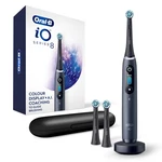 Electric Toothbrush Oral Io Series 8 Rechargeable Black Onyx Heads Case. Fixed Price $369.99.