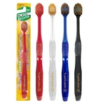 Ebisu Premium Care Toothbrush Pack Of 3 Red Blue Black Durable Manual Design. Fixed Price $19.95.