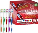 Urban Essentials Bulk Toothbrush Package With Covers Premium Quality Individua. Fixed Price $45.23.