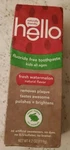 Hello Oral Care Kids Fluoride Free And Sls Toothpaste, Natural Watermelon,. Fixed Price $9.99.
