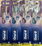 8 Pack: Oral-b Advanced Whitening Manual Toothbrush Soft Bristles 2CT Value. Fixed Price $19.99.