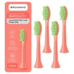 Brushmo Replacement Toothbrush Heads, 1 Count (pack Of 4), Miami Coral. Fixed Price $19.99.