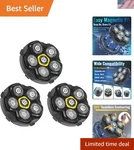 Universal Magnetic 6D Electric Shaver Heads Comfortable Close 3-PACK. Fixed Price $51.29.