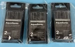 3-PACKS Aquasonic Activated Charcoal Replacement Brush Heads 2PK Ultra Whitening. Fixed Price $13.39.