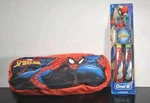 Oral-b Spiderman Kids Manual Toothbrush 2 Pack With Bonus Travel Carrying Case. Fixed Price $9.99.