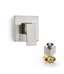 Dr Faucet Shower Water Mixer Single Handle Valve Kit, Brushed Nickel. Fixed Price $29.99.