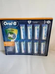 9 Oral-b Maxclean Advanced Replacement Brush Heads White Germany Genuine. Fixed Price $29.85.