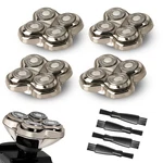 Shaver Replacement Heads 4 Pack Gold Pro Floating Fast Close Smooth Oxsito Kiss. Fixed Price $74.99.